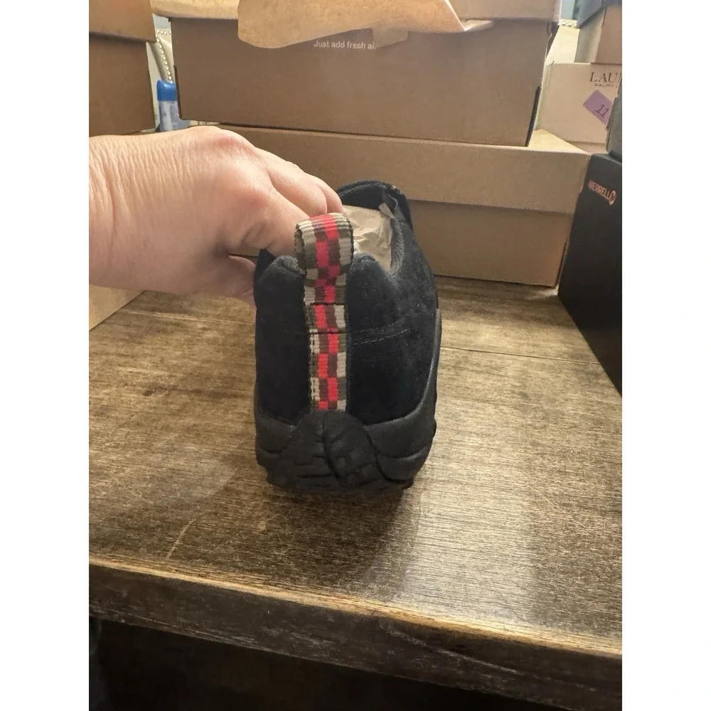 Merrell® Jungle Moc™ Slip-On Shoe in Midnight Black Size 11 Wide